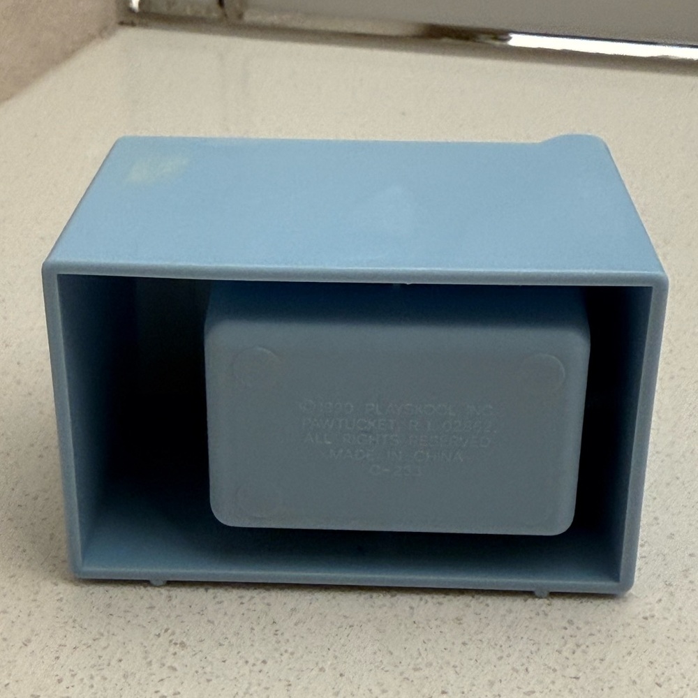 Vintage Playskool Dollhouse Blue Microwave 90s - Picture 12 of 14